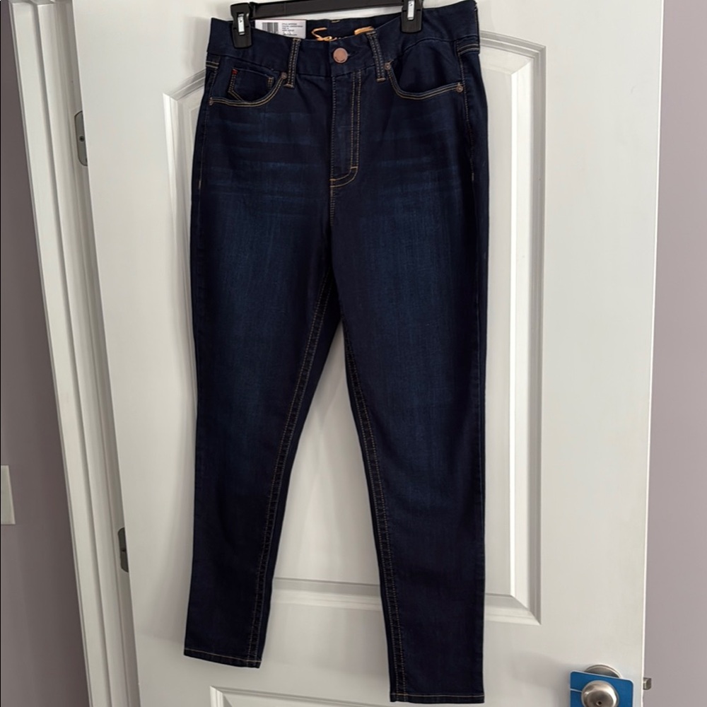 Seven7 Dark Blue Women's Jeans